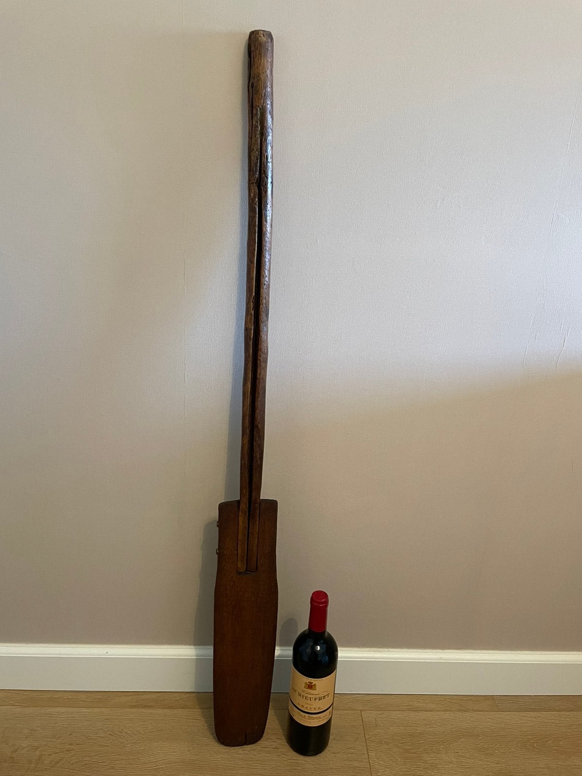Museale Houten Ovenschep (1850-1900) uit Kasteel Borgitter, Antiek en Kunst, Ophalen of Verzenden