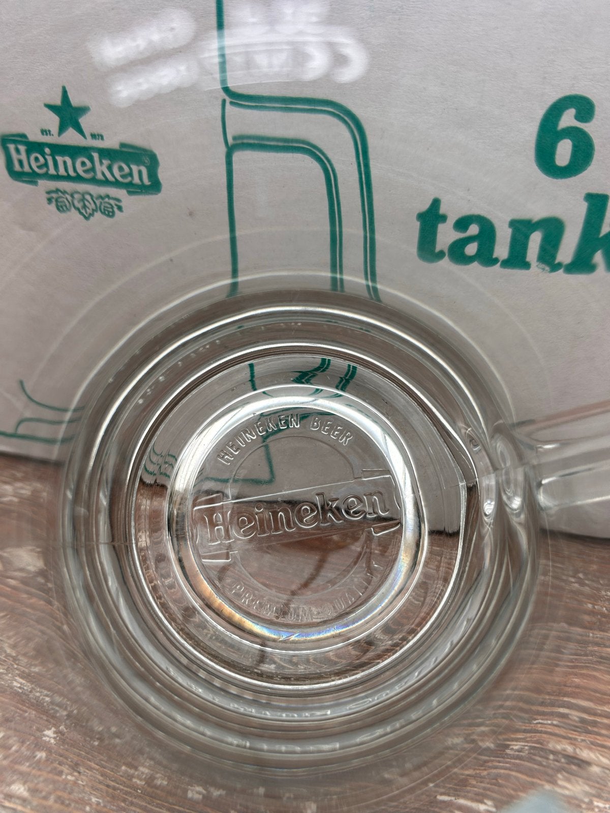 4 Nieuwe Heineken bierpullen in originele verpakking, Ophalen of Verzenden, Nieuw, Pul(len), Heineken