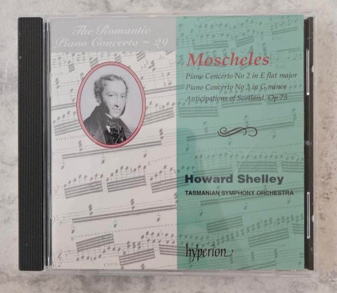Moscheles: Piano Concertos Nos 2 & 3 - Howard Shelley (Hyper, Cd's en Dvd's, Cd's | Klassiek, Ophalen of Verzenden, Romantiek