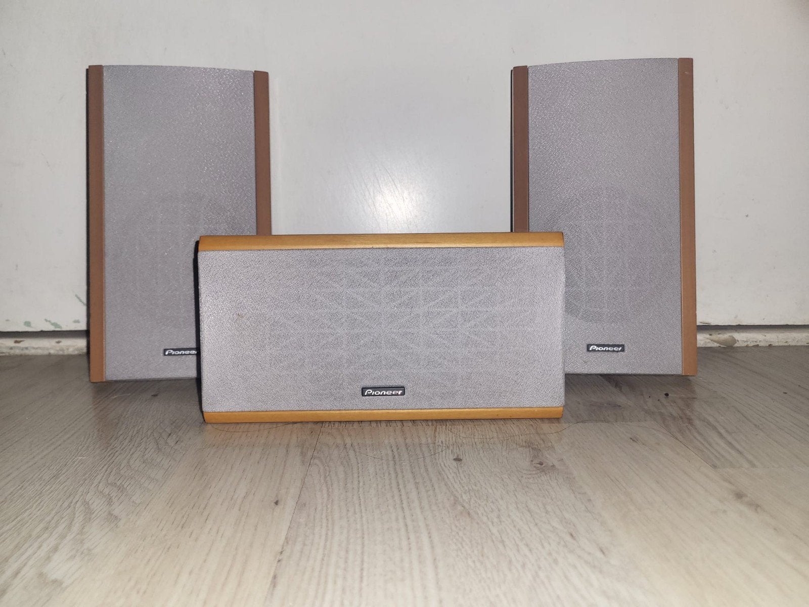 Pioneer speakers L/R/C, Gebruikt, Speakerset, Ophalen of Verzenden, Pioneer