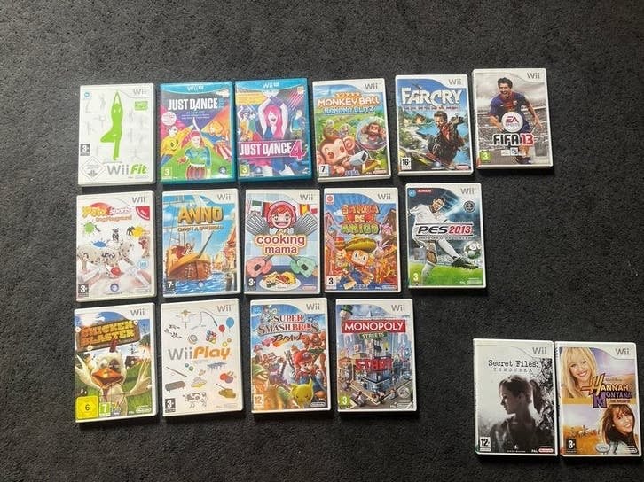 Wii en Wii U Games - Diverse Titels, Spelcomputers en Games, Gebruikt, Overige genres, Ophalen of Verzenden, 3 spelers of meer