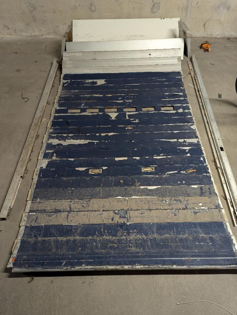 aluminium roldeur 156 cm x 260 cm, Ophalen, Gebruikt, Overige kleuren, 200 cm of meer