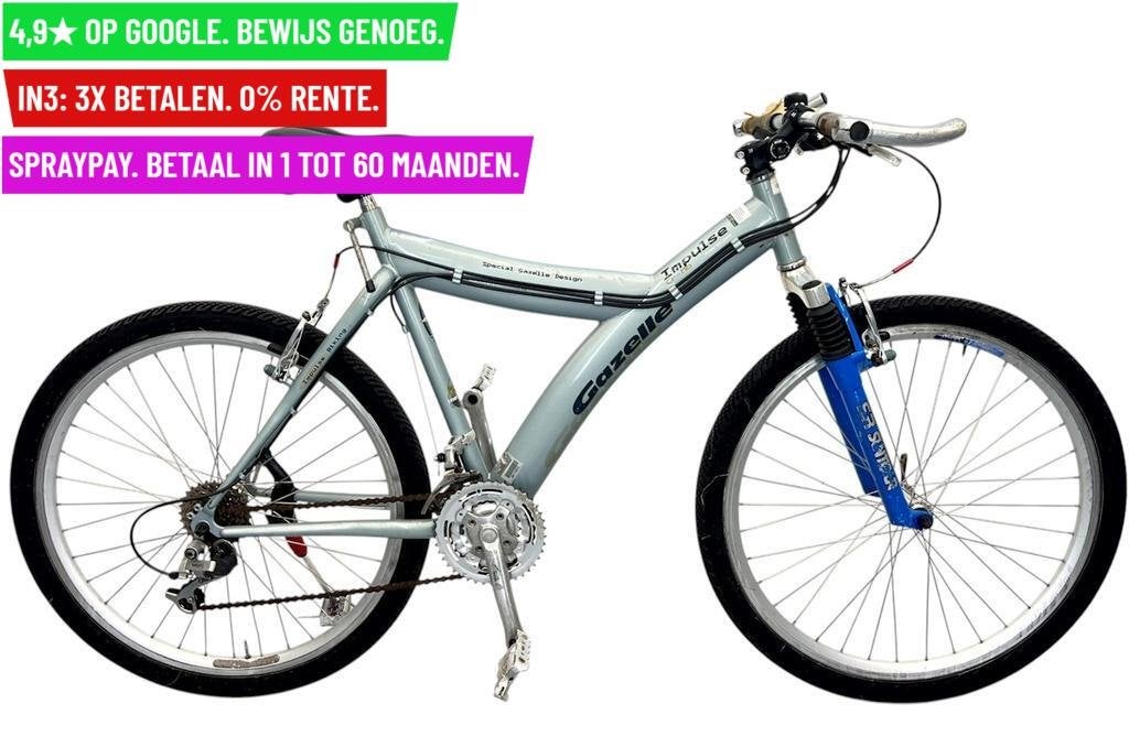 Mountainbike Gazelle Impulse 26"/48cm/21ver - Garantie, 9713 Bv Groningen, Gebruikt, Gazelle, Facebikenl@gmail.com