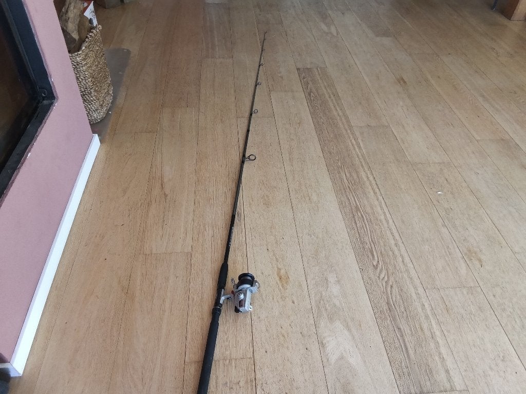 Vishengel met molen, Ophalen of Verzenden, Zo goed als nieuw, Werphengel