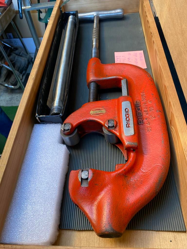 RIDGID Pijpsnijder 2" TM 4-S Heavy Duty, Ophalen of Verzenden, Gebruikt