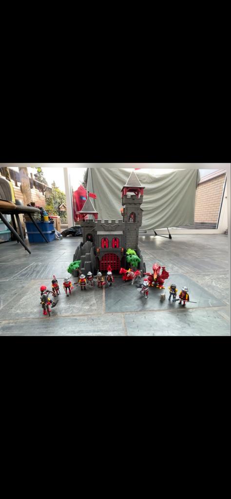 Playmobil Kasteel met ridders en draken, Ophalen of Verzenden, Gebruikt, Complete set