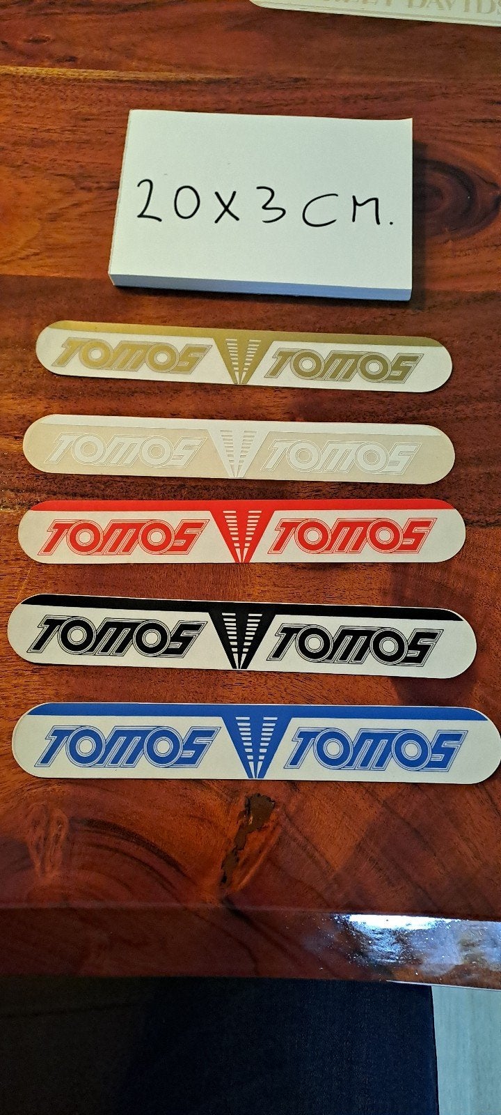 Tomos Stickers - 5 Kleuren (20x3 cm), Ophalen of Verzenden, Nieuw, Overige modellen