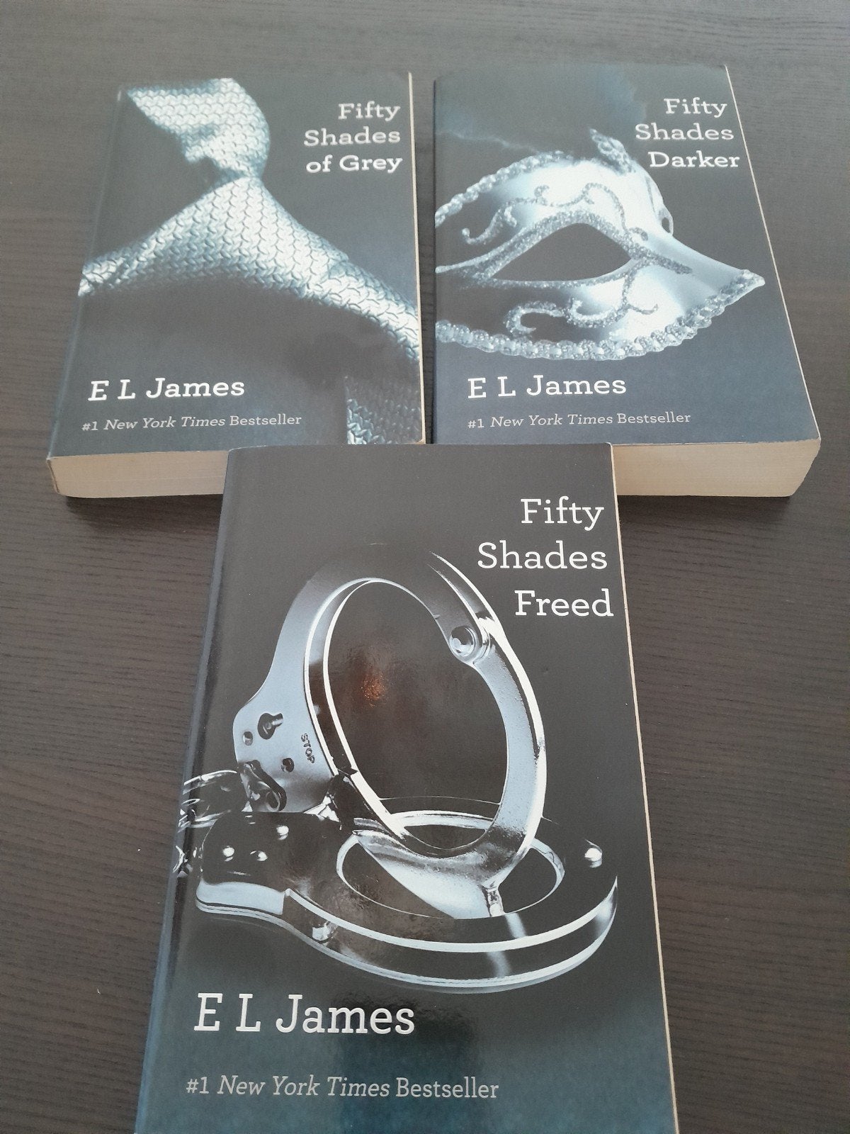 Fifty shades of Grey trilogie - Engels, Ophalen of Verzenden, Gelezen, E.L. James