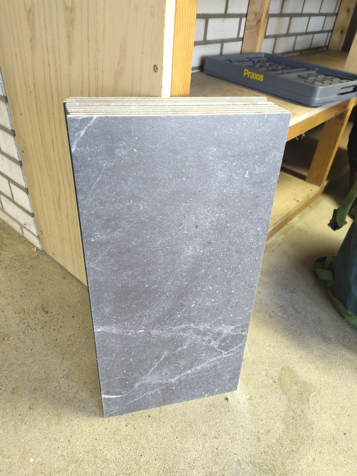 10 tegels 60 x 30cm natuursteen look, Ophalen, Onbekend, Nieuw, Onbekend