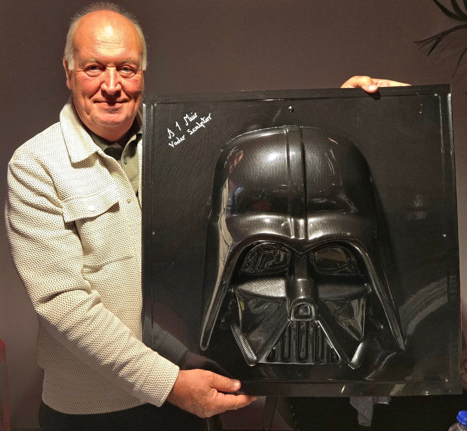 Star Wars store displayhead Darth Vader gesigneerd Muir., Ophalen of Verzenden, Zo goed als nieuw, Overige typen