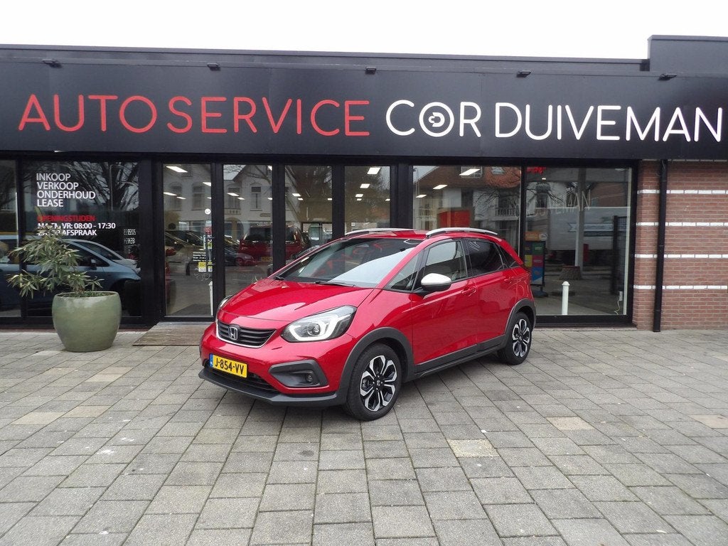 Honda Jazz 1.5 e:HEV Crosstar 46.000 km incl history //bovag, 12 maanden, Stof, 4 cilinders, Bedrijf
