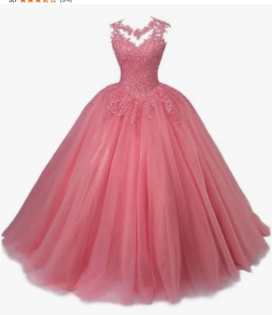 Nieuwe Roze Galajurk Maat 38, Maat 38/40 (M), Galajurk, Nieuw, Ophalen of Verzenden