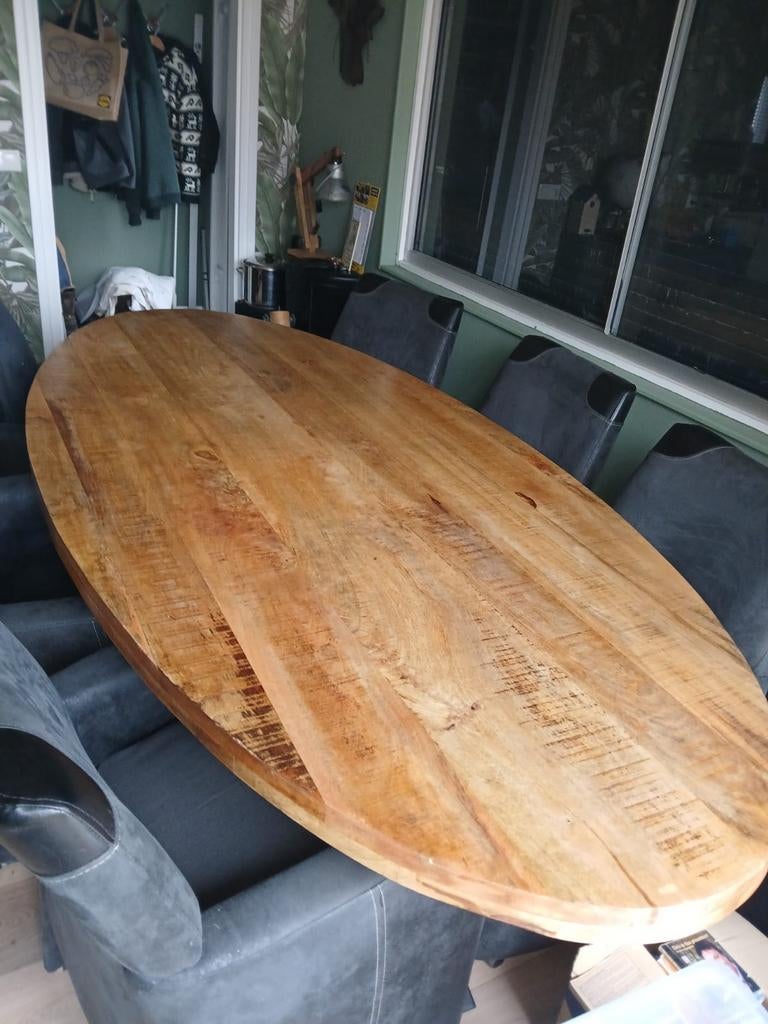 Eetkamer tafel., Huis en Inrichting, Tafels | Eettafels, 100 tot 150 cm, 200 cm of meer, Ophalen of Verzenden, Zo goed als nieuw