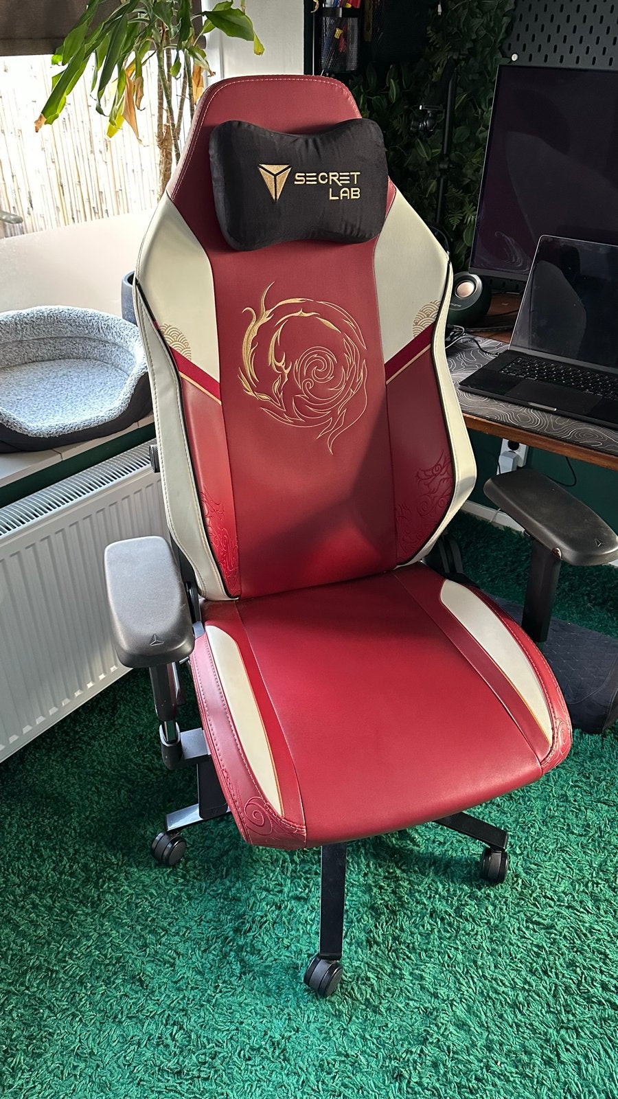 Secret Lab TITAN Evo Gaming/Desktop Chair, Ophalen, Zo goed als nieuw, Bureaustoel, Rood