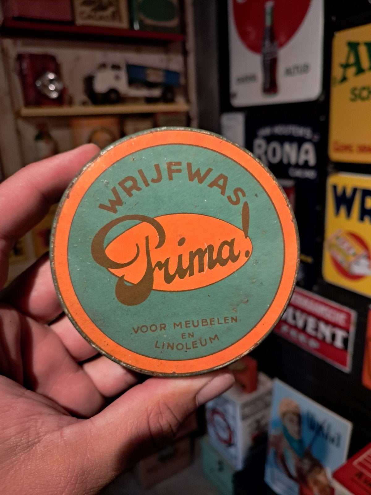 Alco Utrecht prima wrijfwas blikje, Ophalen of Verzenden, Gebruikt, Overige