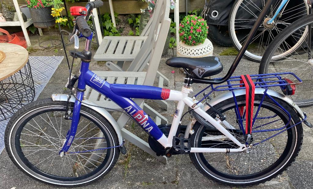Alpina jongens fiets 22 inch, Ophalen, Gebruikt, 20 inch of meer, Alpina