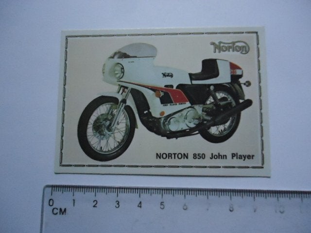 sticker oud NORTON John Player motorfiets super moto panini, Verzamelen, Verzenden, Zo goed als nieuw