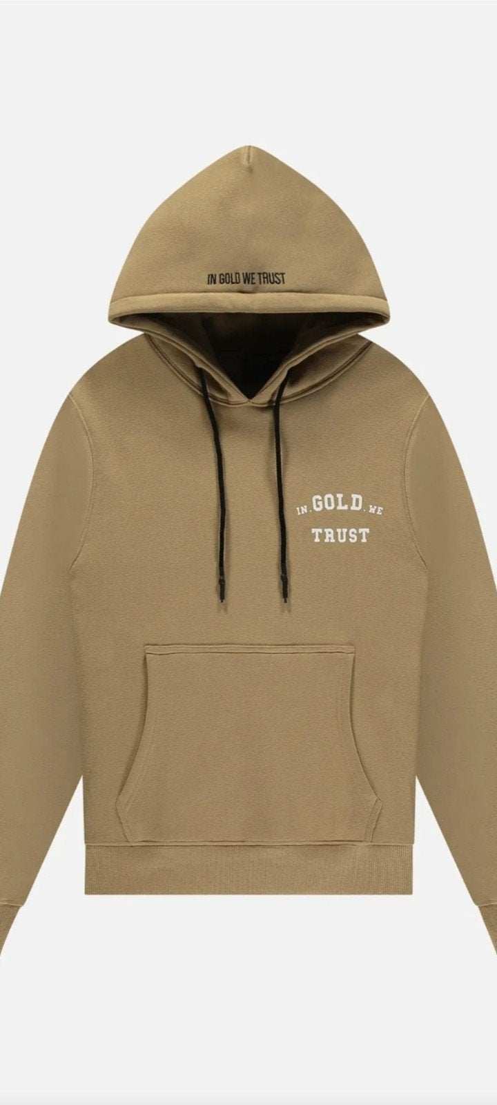 Nieuwe In Gold We Trust Hoodie - Beige maat L, Kleding | Heren, Maat 52/54 (L), Beige, Nieuw, Ophalen of Verzenden