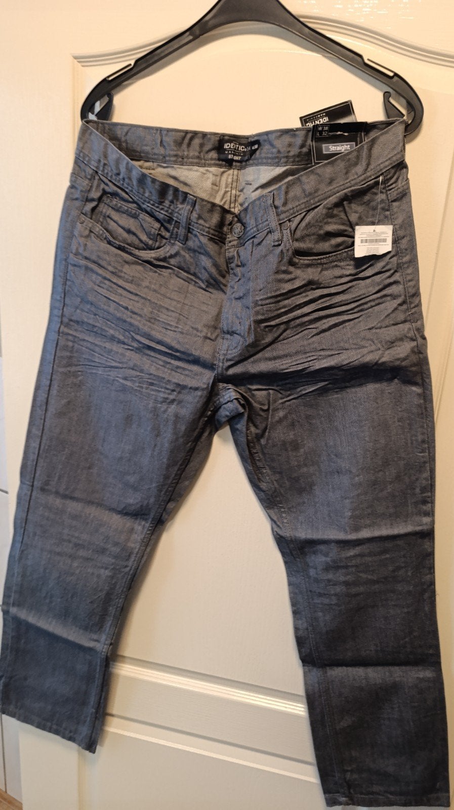 Nieuwe Identic Straight Jeans W38 L32 - Grijs, W36 - W38 (confectie 52/54), Nieuw, Ophalen of Verzenden, Grijs