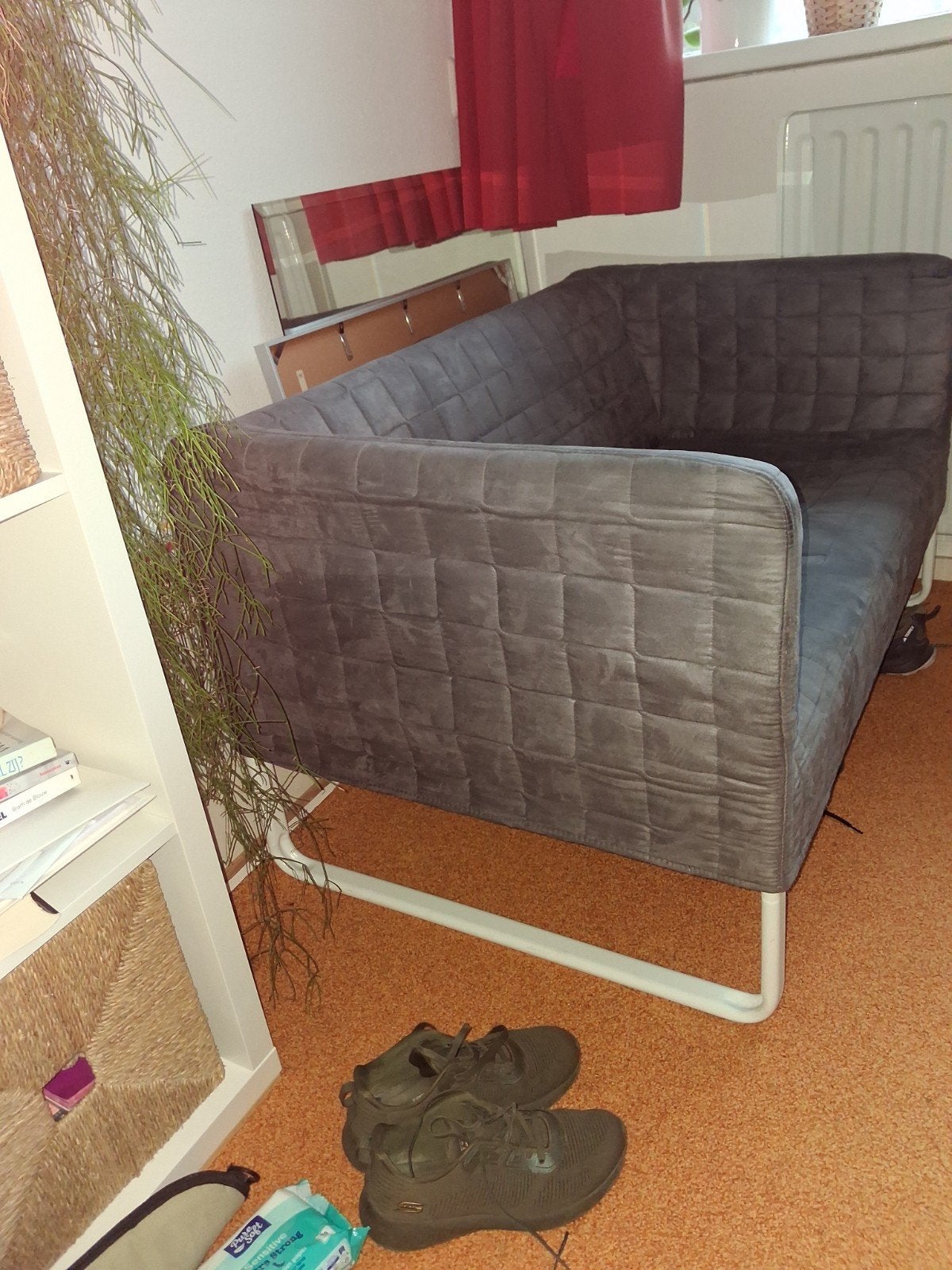 Ikea 2-persoons bankje met uitwasbare hoes, Ophalen, Gebruikt, Tweepersoons, 75 tot 100 cm