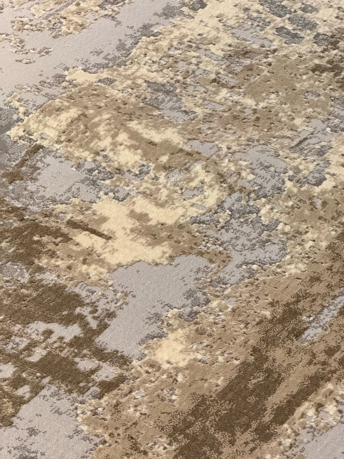 Pierre Cardin Monet Vloerkleed grijs - Abstract Design, Beige, Ophalen of Verzenden, Zo goed als nieuw, 200 cm of meer