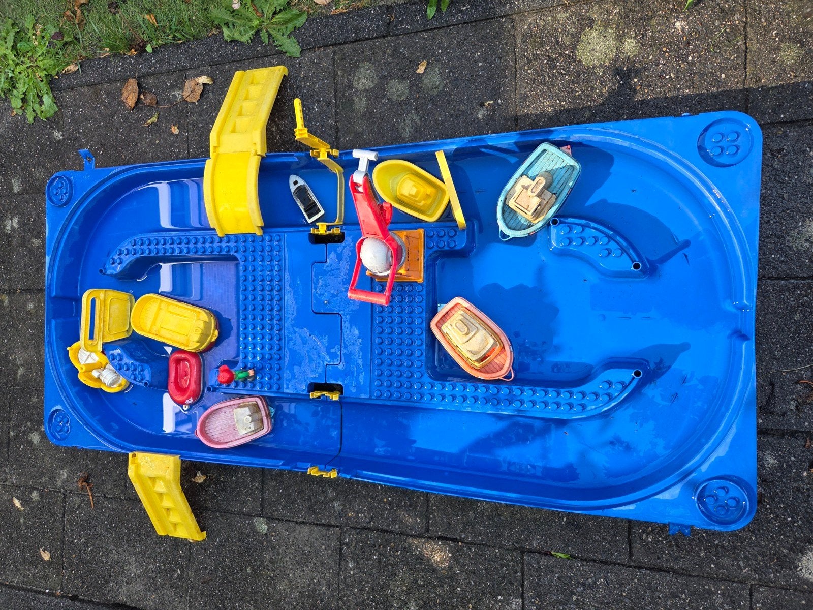 Waterbaan met bootjes en accessoires, Ophalen of Verzenden, Gebruikt, Jongen of Meisje