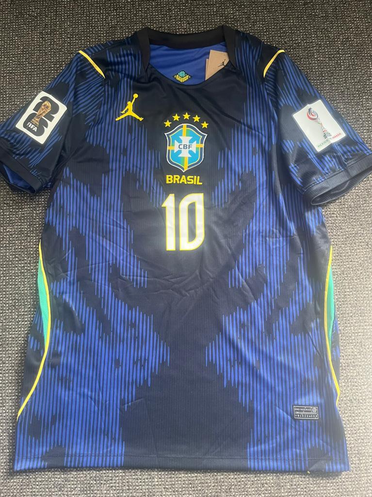 Neymar JR Brazilië shirt, Blauw, Nieuw, Ophalen of Verzenden, Voetbal