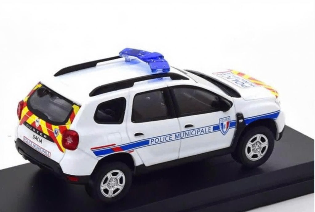 DACIA DUSTER '18 POLICE MUNICIPALE STRIPS 1:43 Norev 509046, Verzenden, Nieuw, Auto, Norev