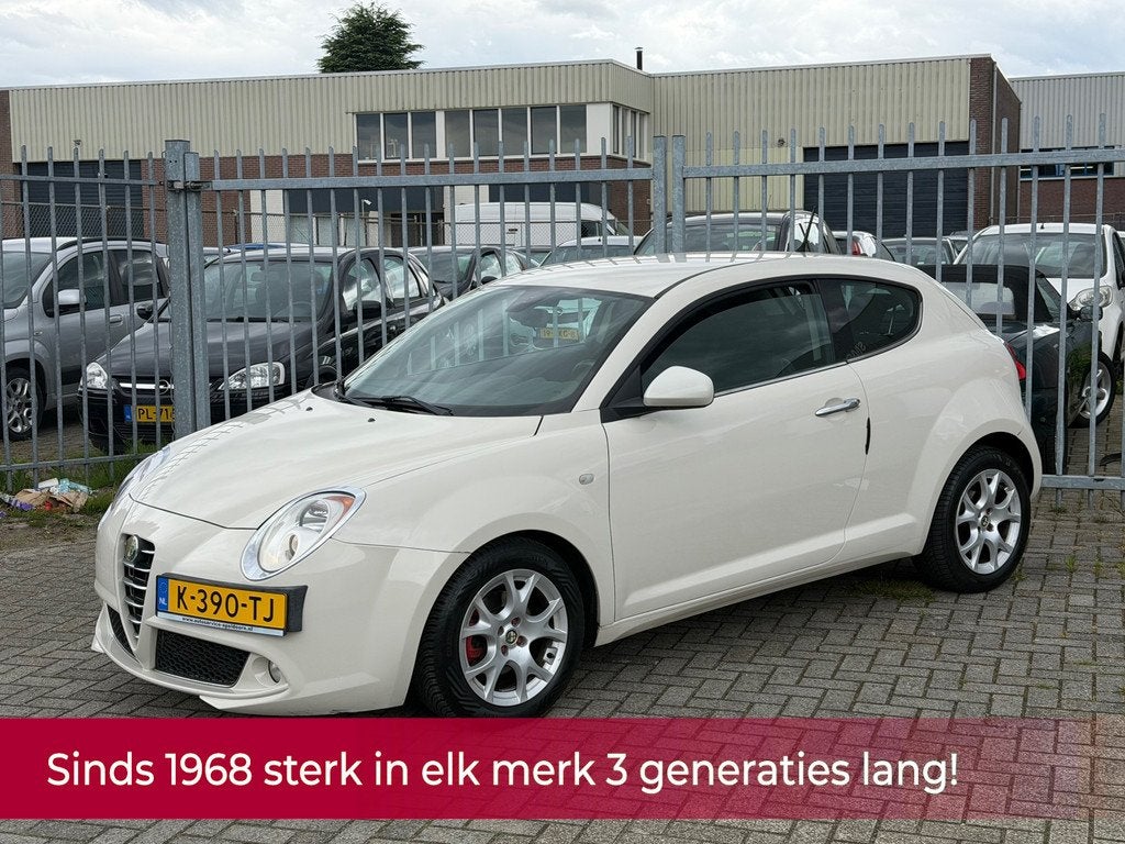 Alfa Romeo MiTo 1.4 TURBO Progression 135PK! Airco l MTF-tuu, Auto's, Voorwielaandrijving, Euro 5, Gebruikt, Zwart