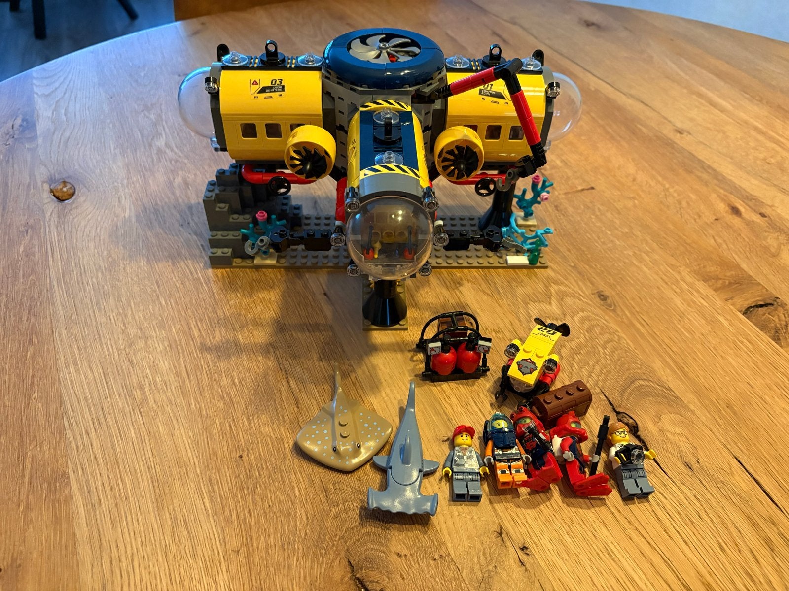 LEGO City Diepzee Onderzoeksschip 60265 met instructies, City, Lego, Ophalen of Verzenden, Zo goed als nieuw