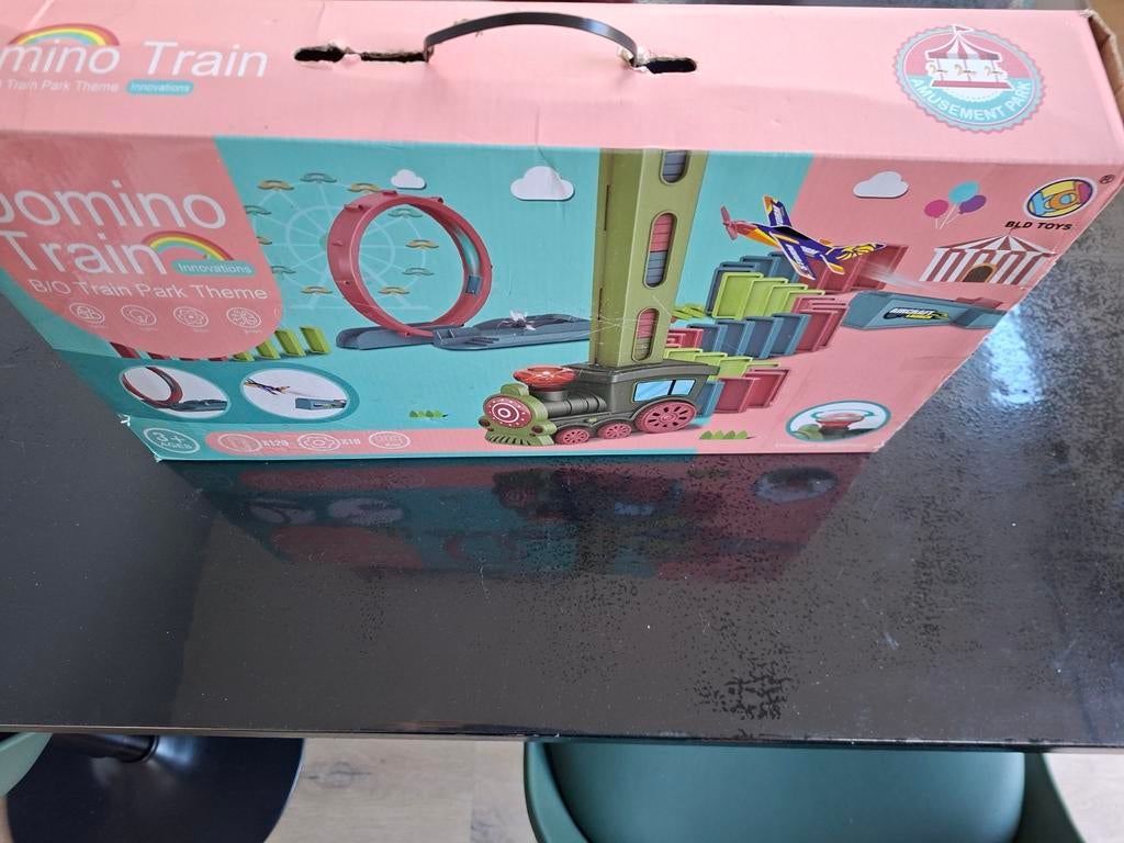 Domino trein, Ophalen, Zo goed als nieuw
