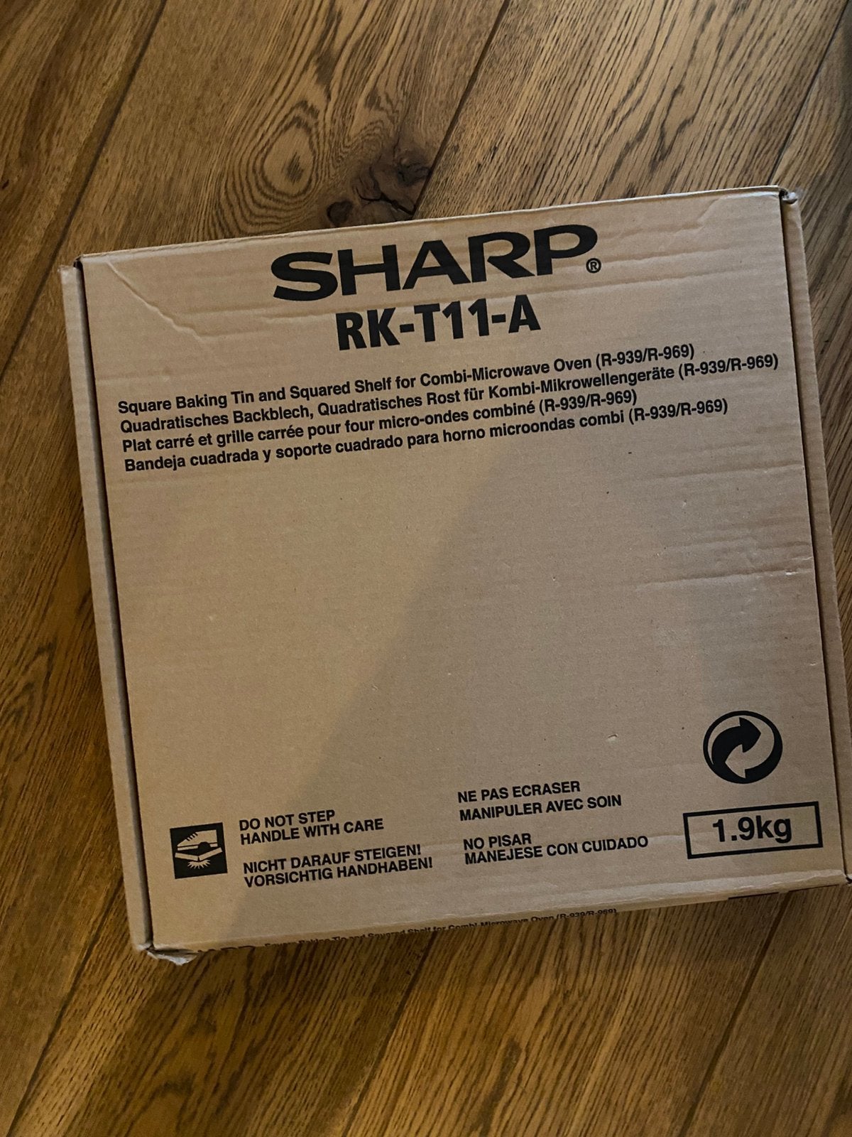 Bakblik Sharp 37x37 cm, Verzenden, Zo goed als nieuw
