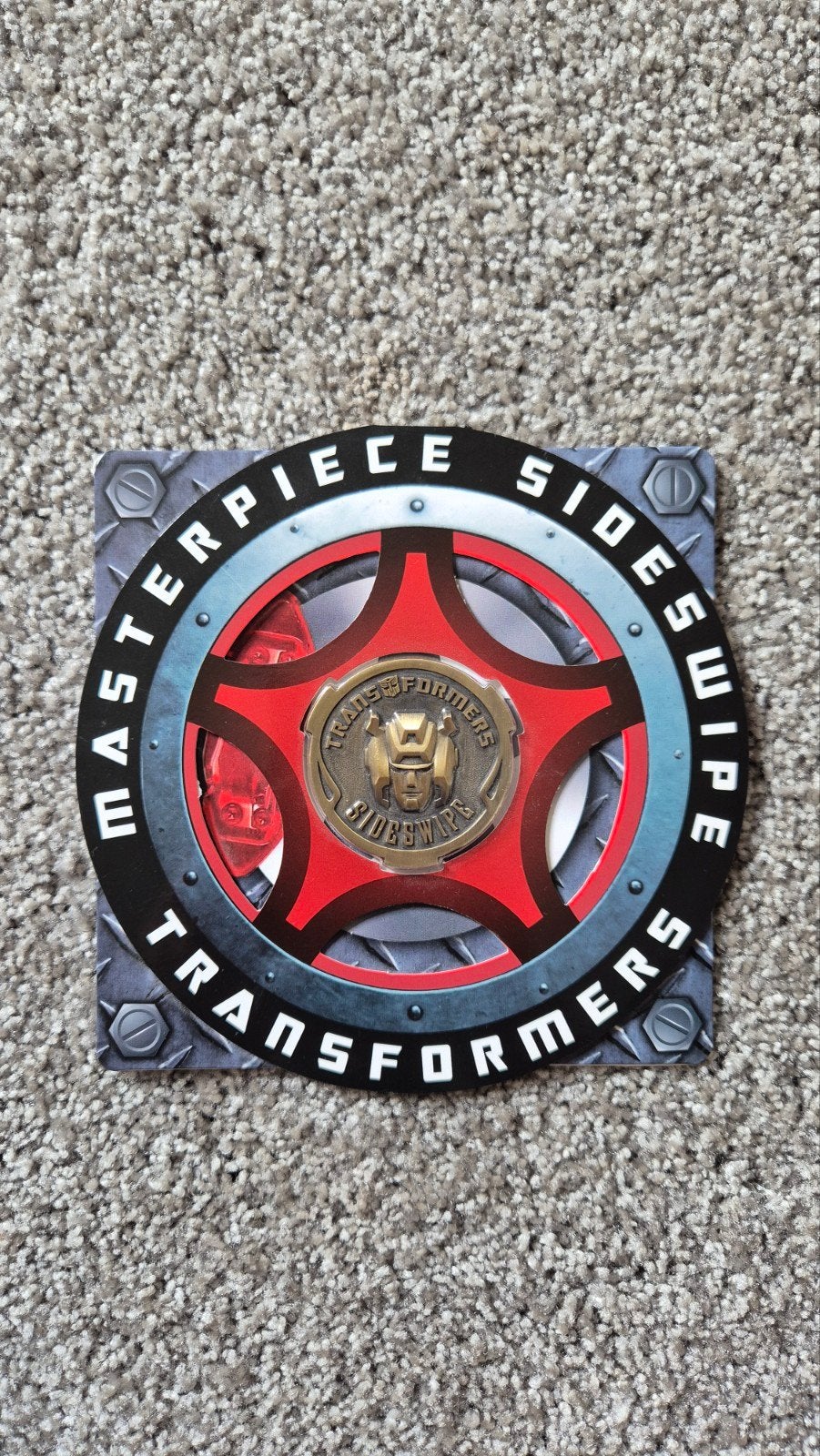 Transformers Masterpiece MP-12G Sideswipe Collector Coin, Verzamelen, Transformers, Overige generaties, Ophalen of Verzenden, Nieuw
