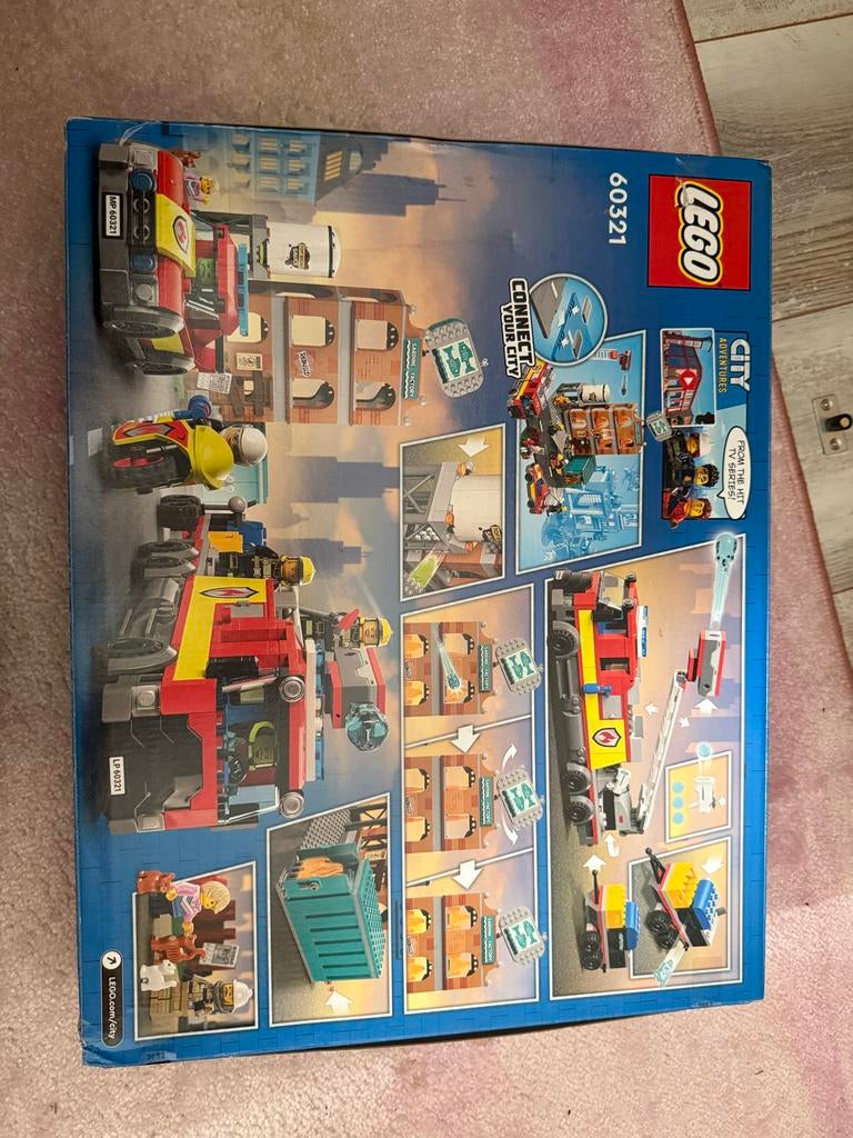 Lego City 60321 Brandweerkazerne - Nieuw en Ongeopend, Kinderen en Baby's, Speelgoed | Duplo en Lego, Nieuw, Lego, Complete set