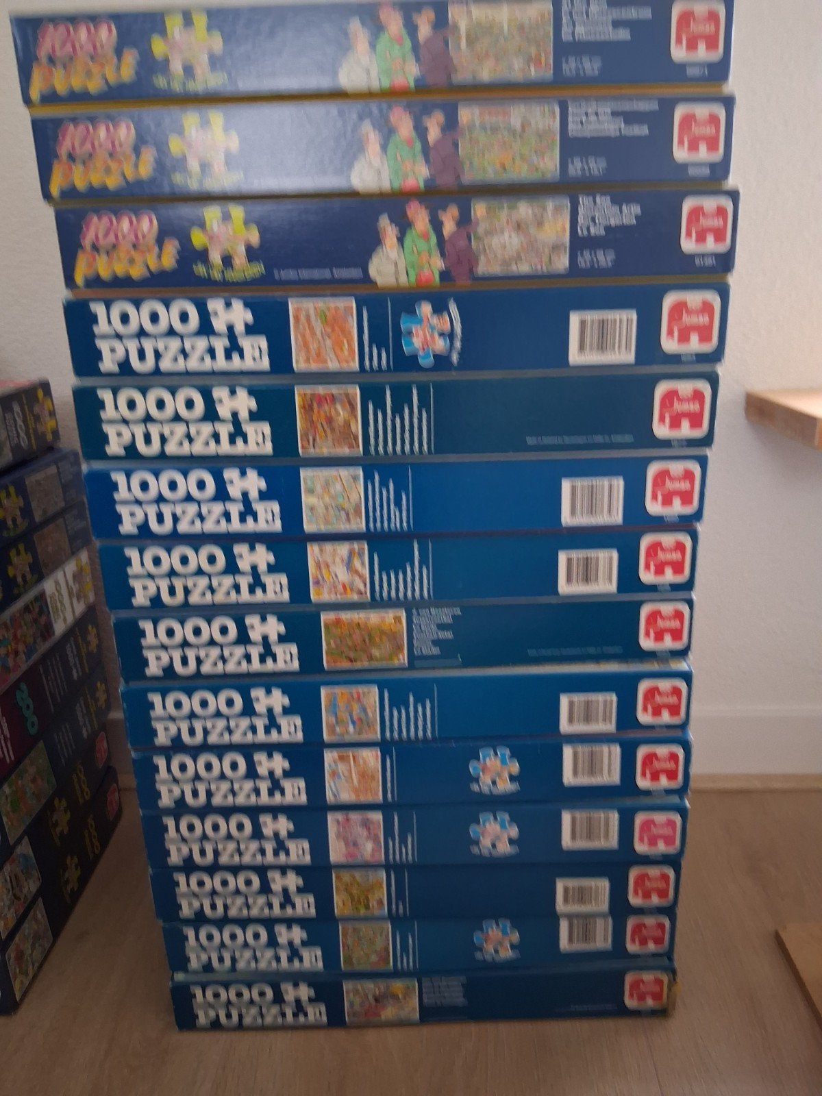 Jan van Haasteren puzzels 1000 stukjes, Ophalen of Verzenden, 500 t/m 1500 stukjes, Gebruikt, Legpuzzel