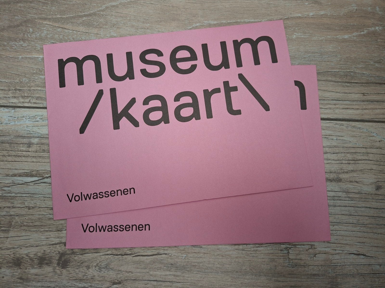 Twee museumkaarten te koop (activeren voor 25 november), Twee personen, Ticket of Toegangskaart