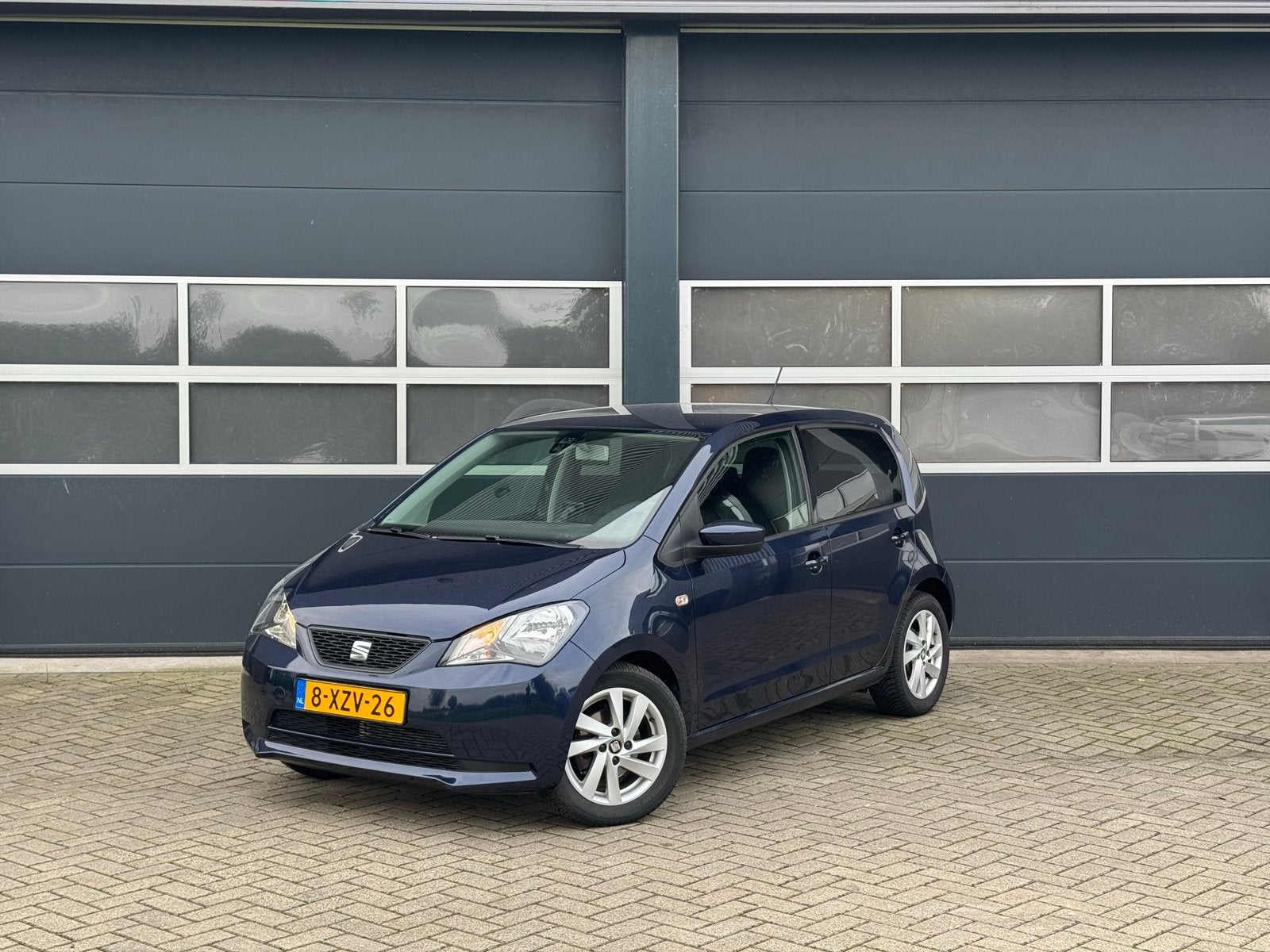 Seat Mii 1.0 2014 Blauw Orgineel NL - Stoelverwarming -, Auto's, Voorwielaandrijving, Zwart, 840 kg, Mii