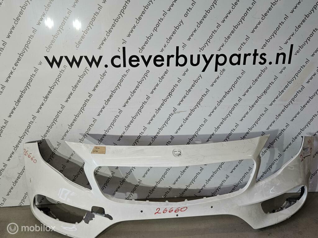 Voorbumper origineel GLA-klasse X156 ('14-'20) A1568859300, Gebruikt, Voor, Mercedes-Benz, Ophalen of Verzenden