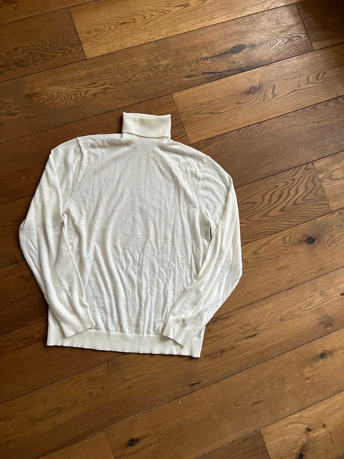Massimo Dutti Witte Coltrui - Maat XL nieuw wol/cashmere, Ophalen of Verzenden, Nieuw, Maat 46/48 (XL) of groter, Wit