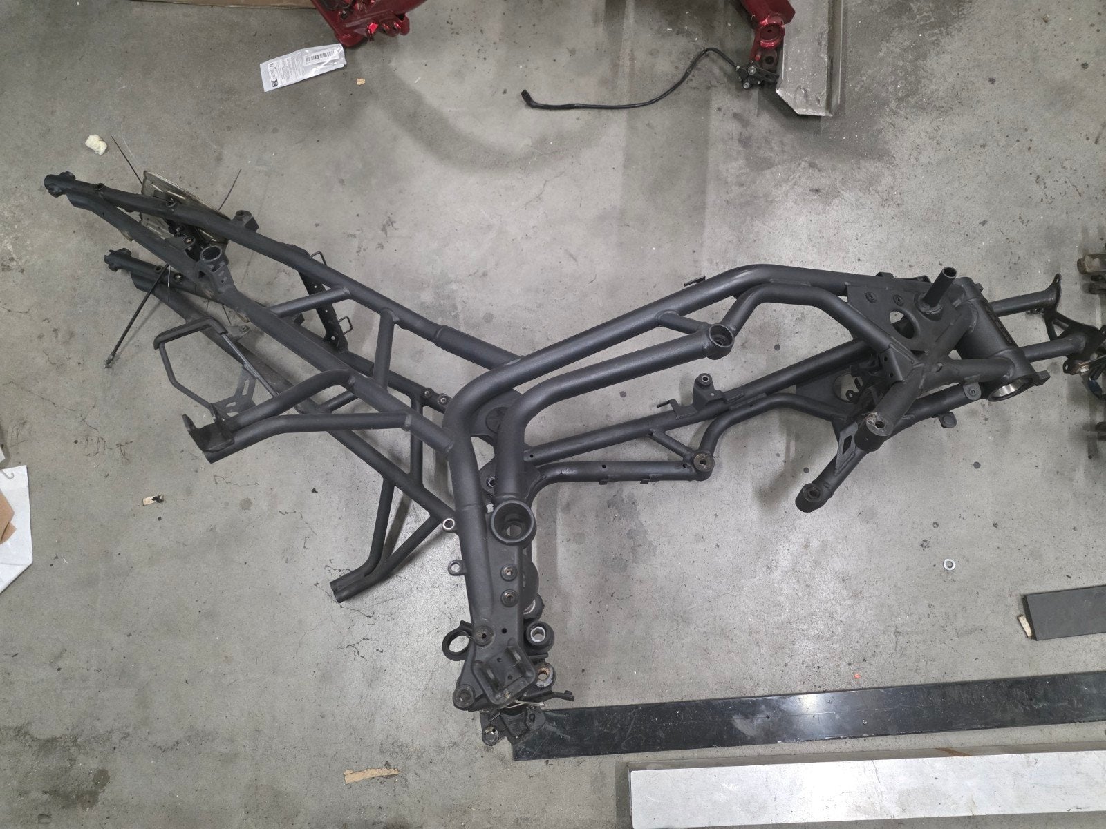 Onderdeel frame triumph tiger 800 xc met nederlands kenteken, Ophalen, Triumph, Triumph, Triumph