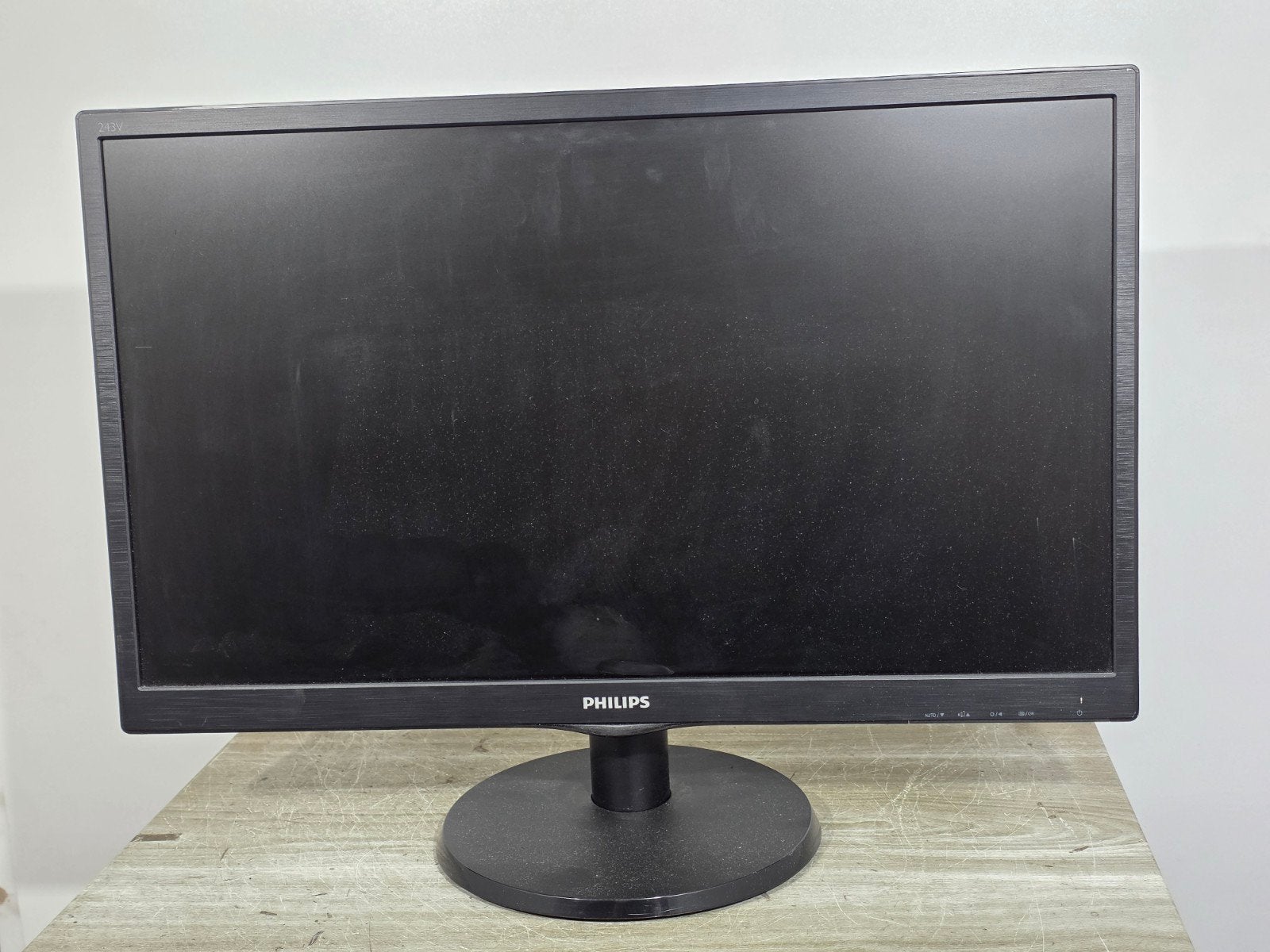 Philips 243V5L Monitor - Full HD, 23.6 inch, Philips, Gebruikt, HDMI, Full HD