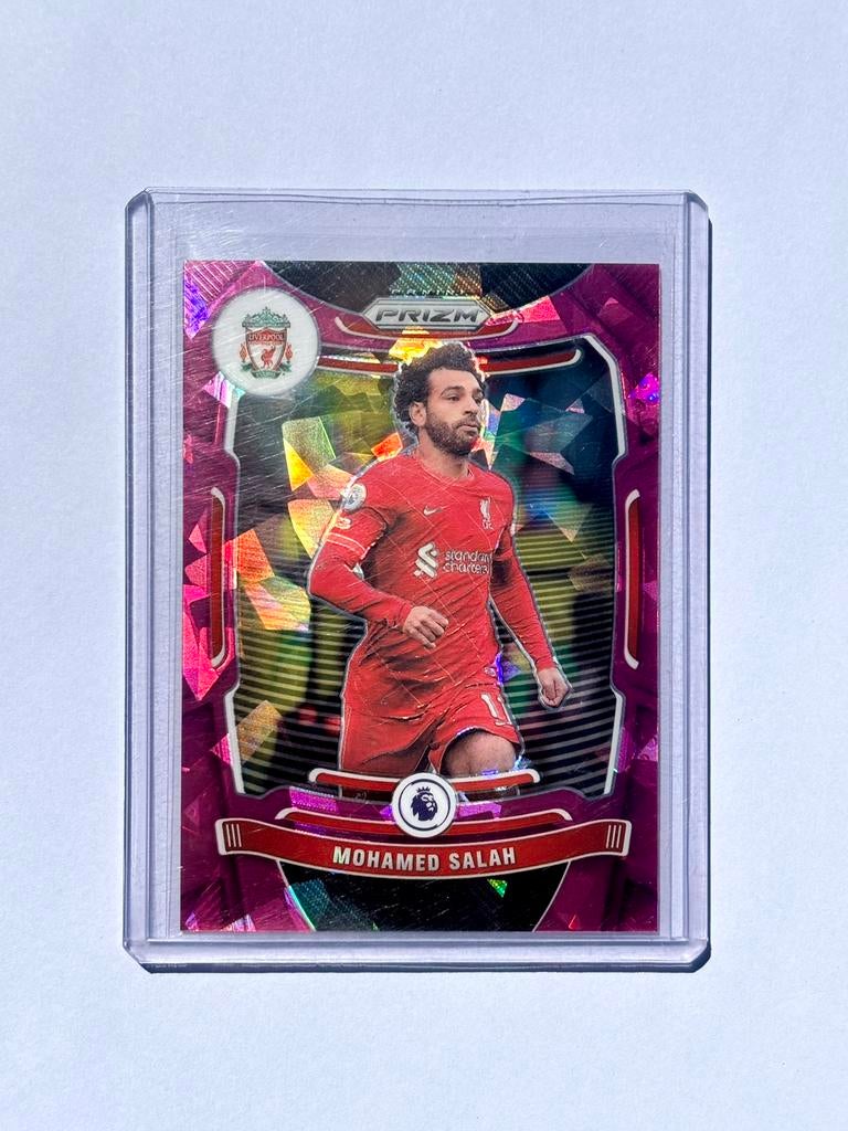 Mohamed Salah 2021 Panini Prizm Premier League Pink Ice, Ophalen of Verzenden, Nieuw, Plaatje