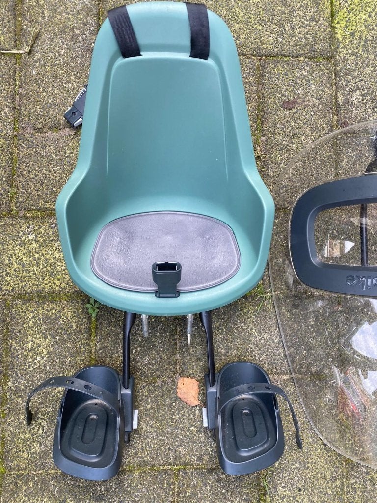 Bobike GO Mini Peppermint voorzitje + windscherm, Ophalen, Zo goed als nieuw, Overige typen, Bobike