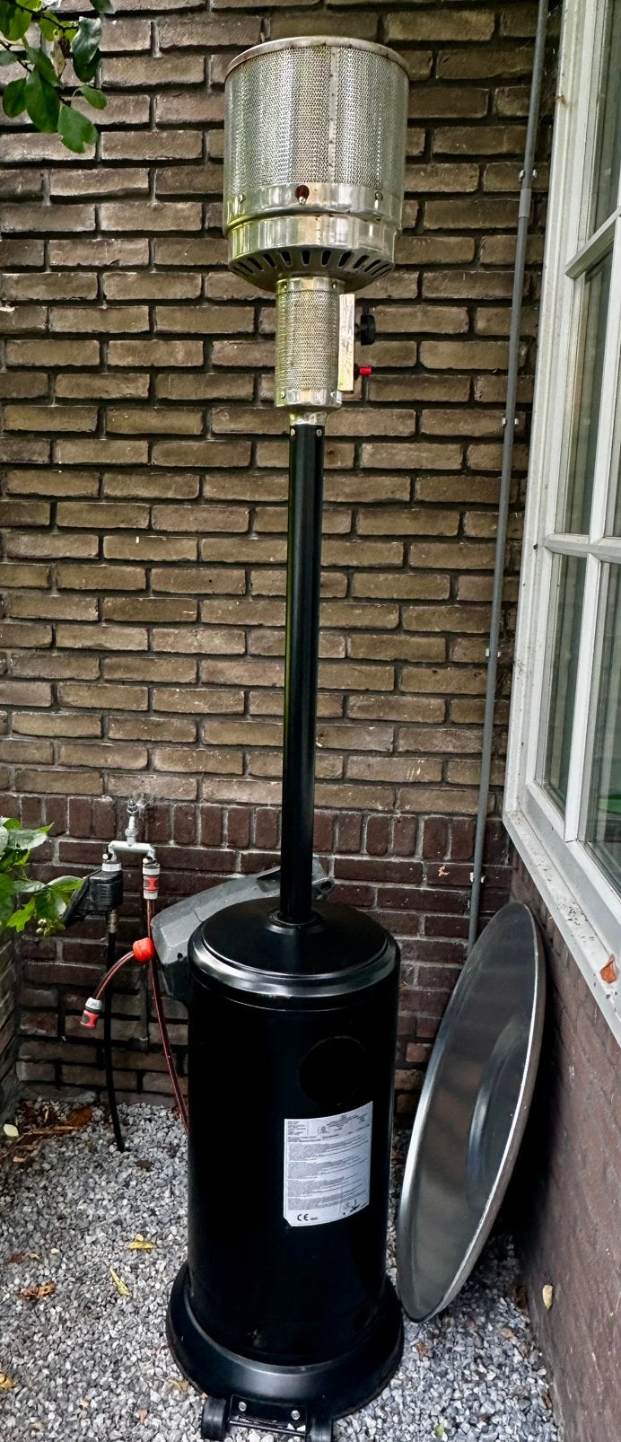 Boretti terrasverwarmer – gasheater, Ophalen, Zo goed als nieuw
