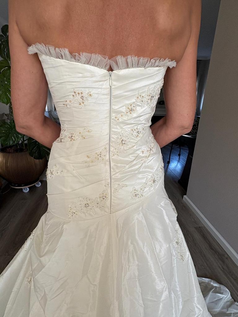 Elegante San Patrick Bruidsjurk - Maat 38, Ophalen of Verzenden, Gedragen, Wit, Trouwjurk