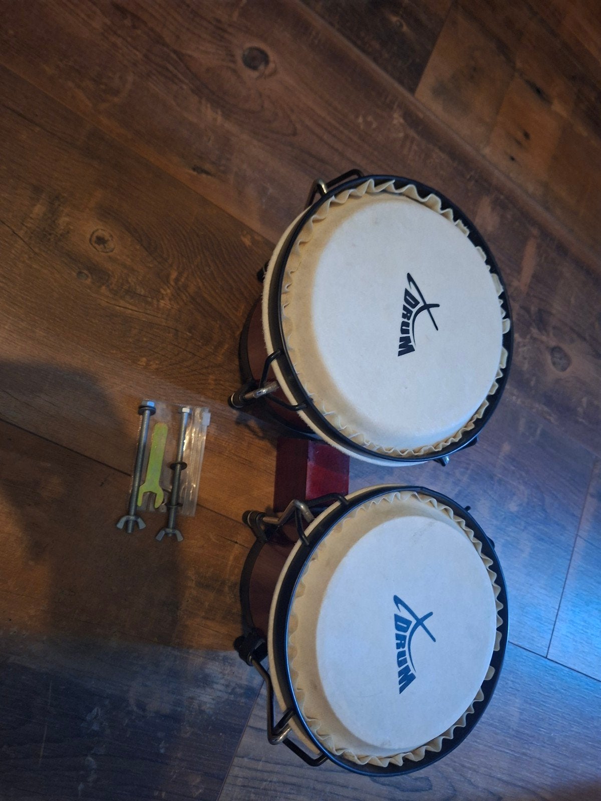 Bongo drums - Rood, Muziek en Instrumenten, Ophalen of Verzenden, Gebruikt, Overige merken