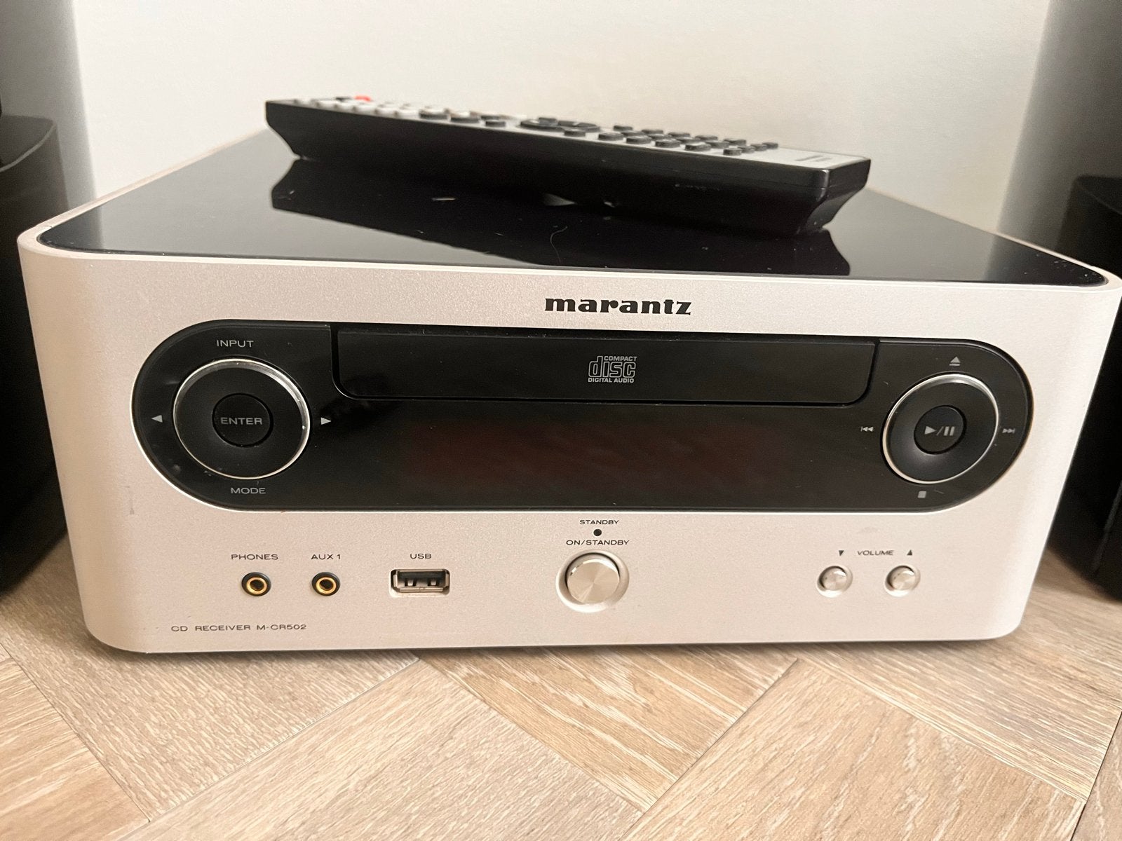 Marantz M-CR502 CD-Receiver met speakers en afstandsbedienin, Gebruikt, Microset, Cd-speler, Ophalen