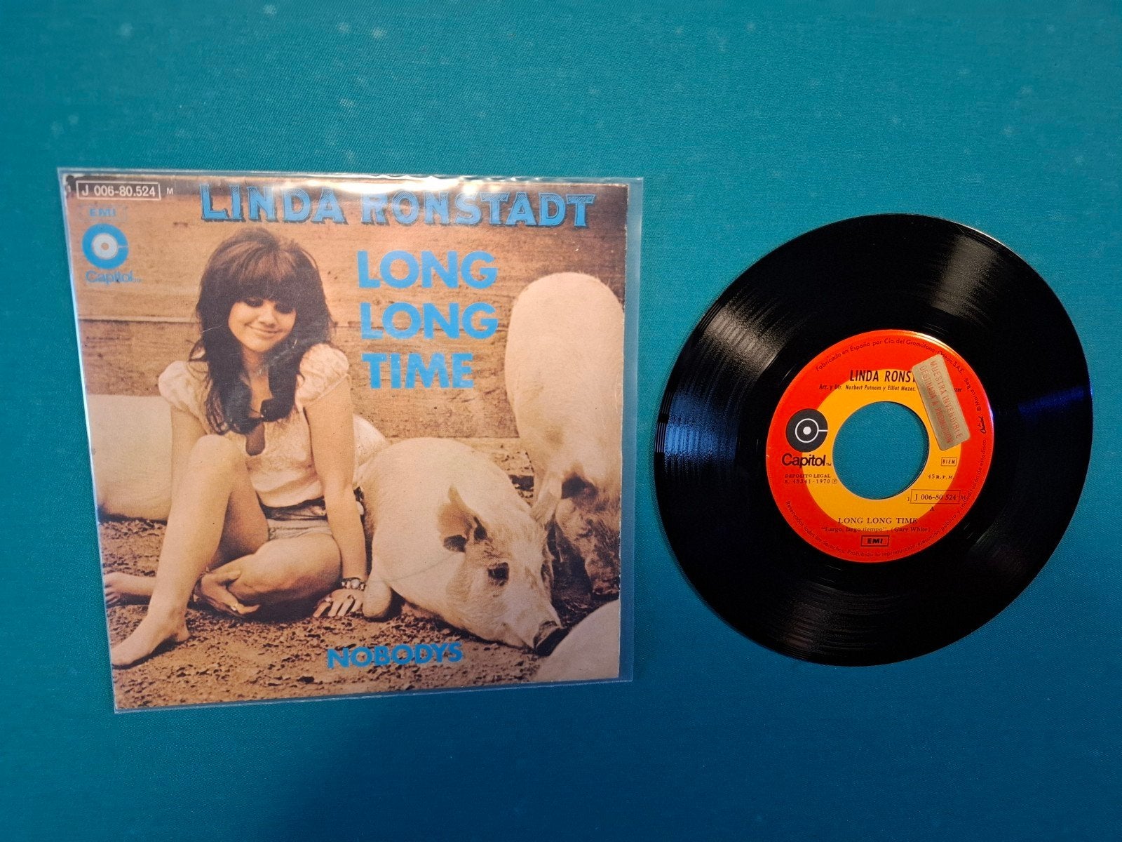Linda Ronstadt - Long, Long Time 7", Originele persing, Ophalen of Verzenden, LP