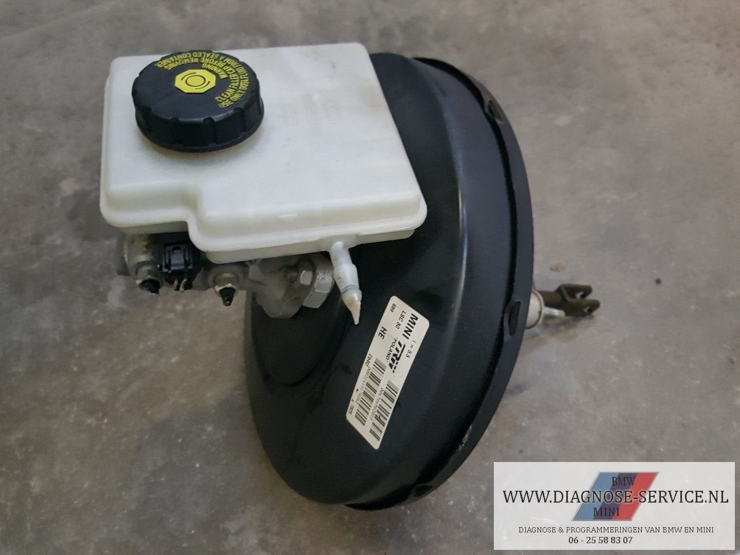 mini cooper s R56 hoofdremcilinder met rembekrachtiger  8178, Gebruikt, -, -, Ophalen of Verzenden