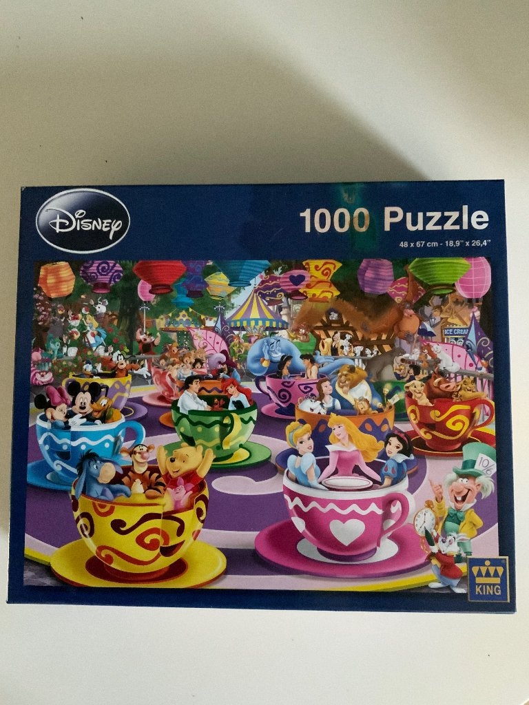 Disney puzzel 1000, Ophalen of Verzenden, 500 t/m 1500 stukjes, Zo goed als nieuw, Legpuzzel